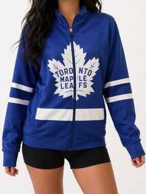 Auston Matthews - Toronto Maple Leafs - Jersey -Youth Blue Full Zip Jacket - NHL